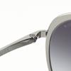 CHANEL sunglasses 4206 Silver / blue plastic Women Used