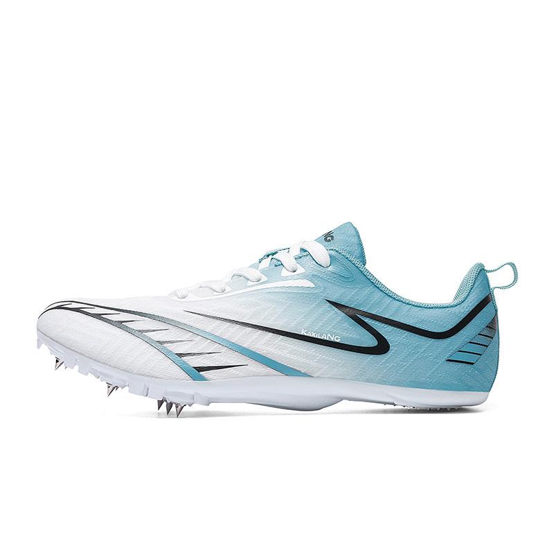 Мужские кроссовки с шипами для бега по стадиону, противоскользящие, мужские кроссовки с шипами для легкой атлетики, дышащие, удобные кроссовки с шипами для бега