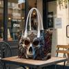 Celtic Wolf Skull All over Print Shoulder Bag for Daily Use