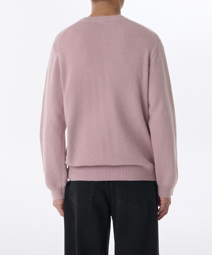 MUSINSA STANDARD Essential Crew Neck Knit [Desert Pink]