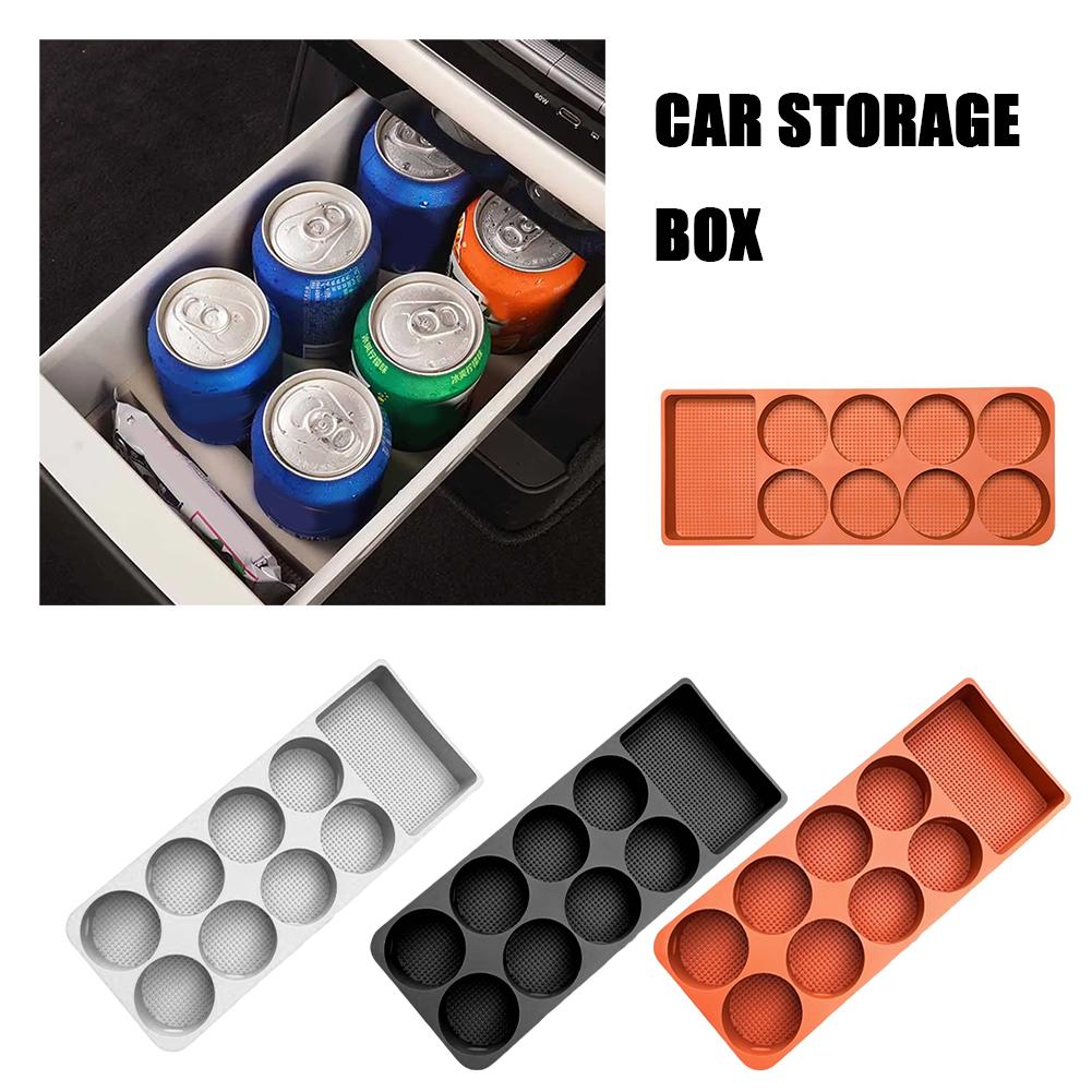 Силиконовый держатель для контейнера, аксессуары для автомобильного холодильника, ящик для хранения, подстаканник, нескользящий защитный для Li Lixiang L9 2024 2024