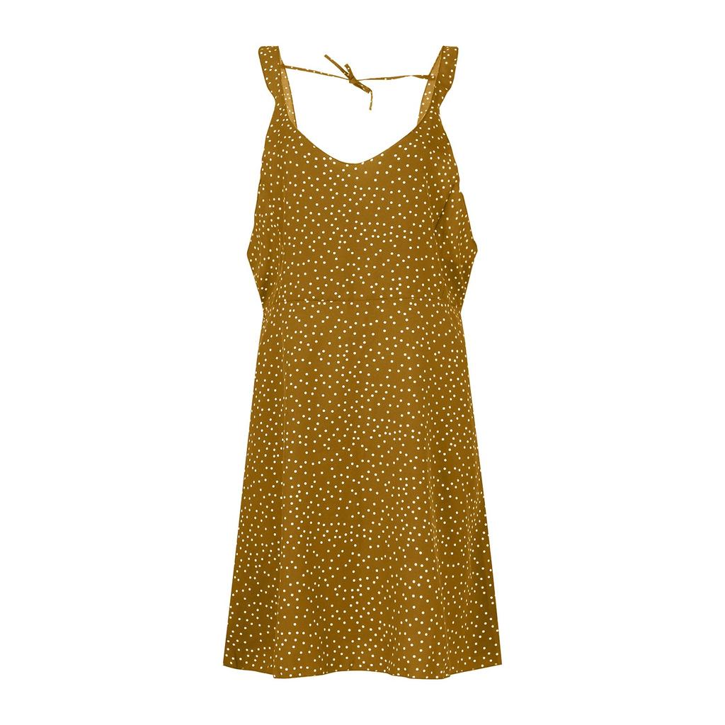 Женское сексуальное платье без рукавов с v-образным вырезом и открытой спиной выше колена