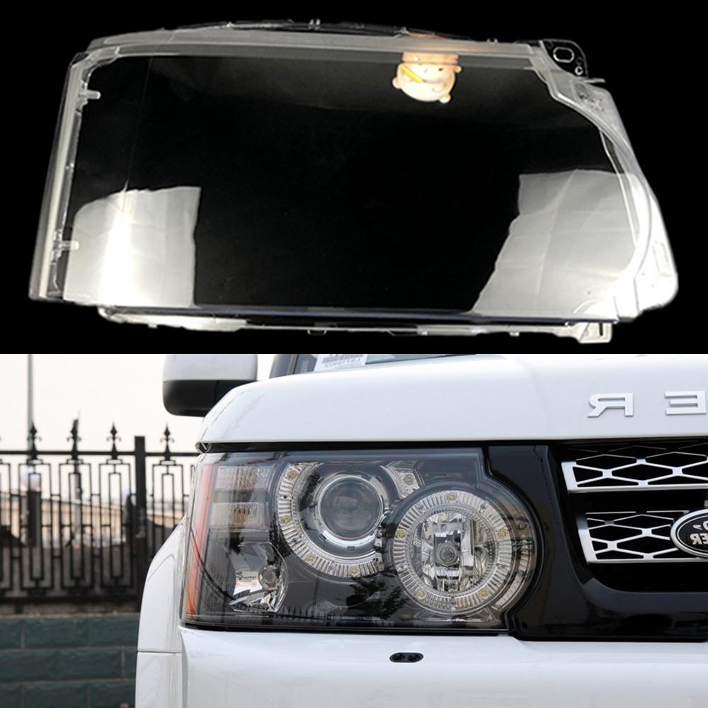 Автоматические колпачки для фар для Land Rover Range Rover Sport 2010 2011 2012 2013 Автомобильная крышка фары Прозрачный абажур Стеклянная линза Корпус