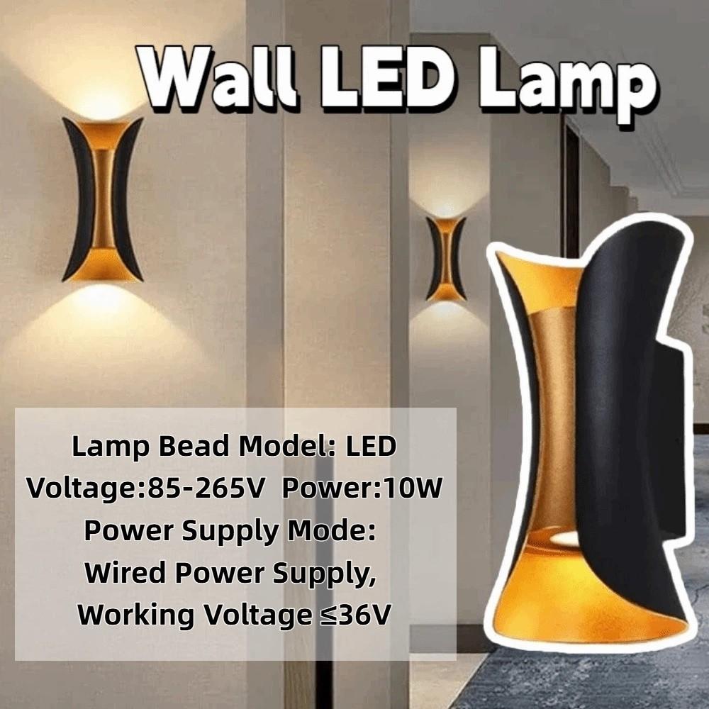 Wireless LED Wall Lamp Up Down Light Bedside Lamp Minimalist Wall Sconce Lamp Bedroom Lighting