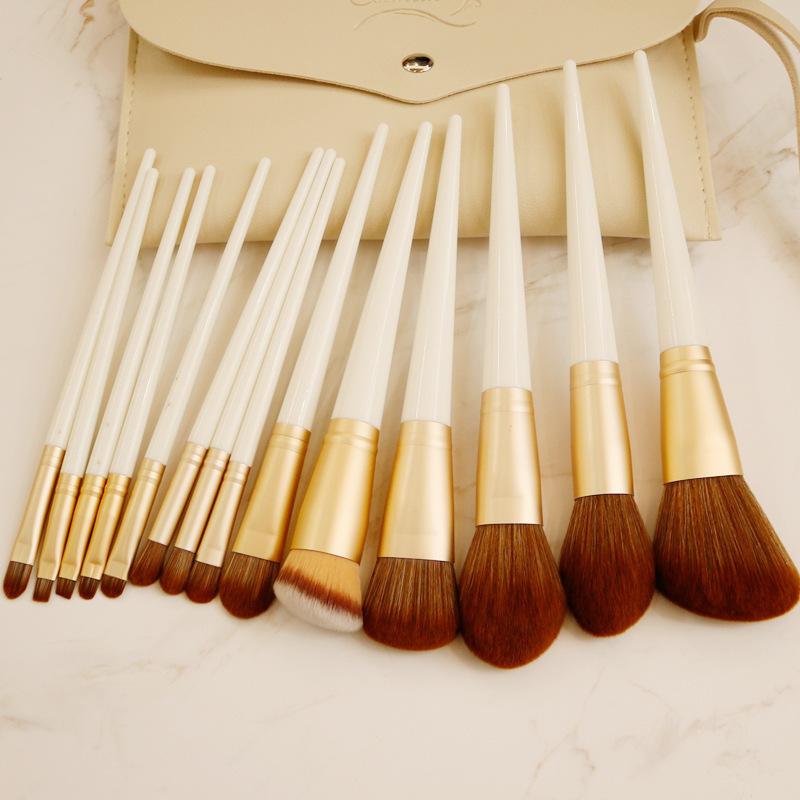 Кисть для тонального крема, 14 шт., кисти для макияжа, набор для макияжа, кисть для волос, рассыпчатая кисть для пудры, кисть для румян, кисть для выделения кистей для теней для век