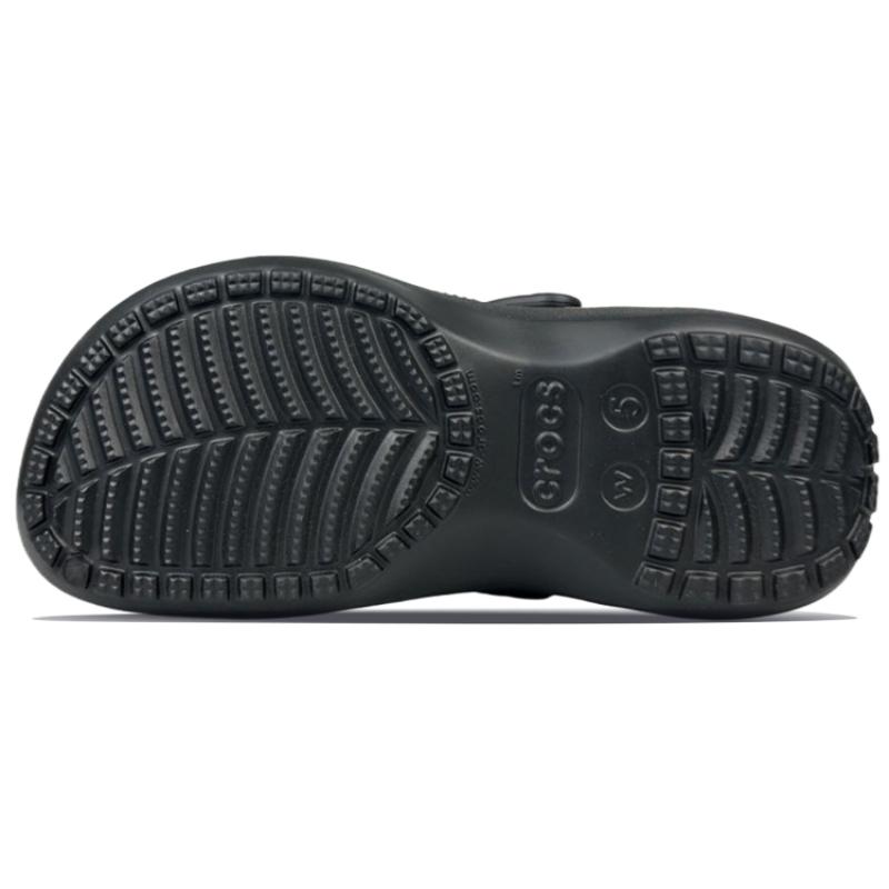 Crocs Классические платформенные клоги BNK Черный Розовый Милый Ретро Пляжные Милые Крутые Облачные Клоги Женские Черный Розовый