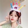 Headdress Happy Birthday Korean Style Headband Women Hair Hoop Birthday Hairband Hair Accessories