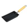 Tsubame-Sanjo Iron Omelet Frying Pan, 9.5 X 20cm, Induction Compatible, One-Time Roll, Bento Box Omelet Pan, The Iron, Black, HB-2407