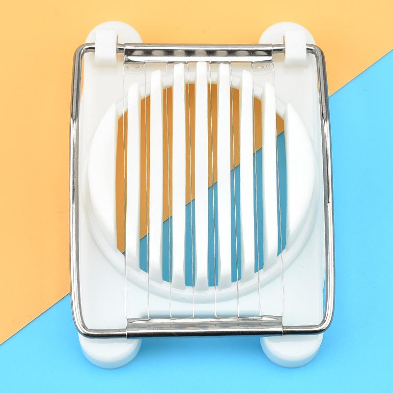 Пластиковый резак для яиц с одной головкой, бытовой многоцелевой инструмент для резки яиц двойного назначения