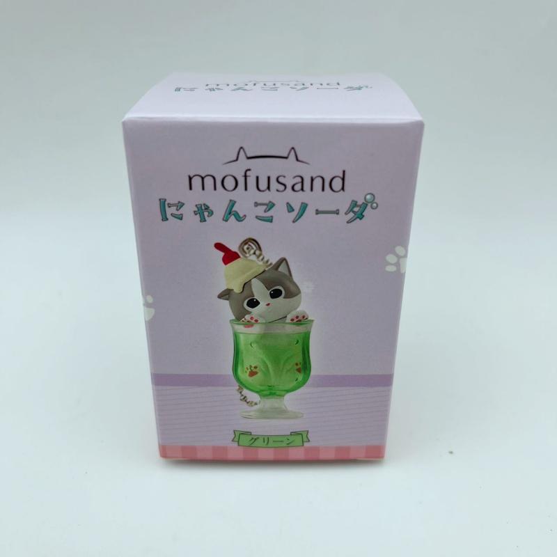  New Mofusand Cat Pudding Cold Drink Pendant Mini Figures Blind Box Anime Figures Ornaments Dolls Birthda Xmas Gifts Toy