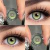 MillCreek Myopia Contact Lenses 2pcs Color Lenses Casablanca Series Green/blue/grey 14.2mm Mini Size Small Diameter 2024 New Iris Style Yearly Use