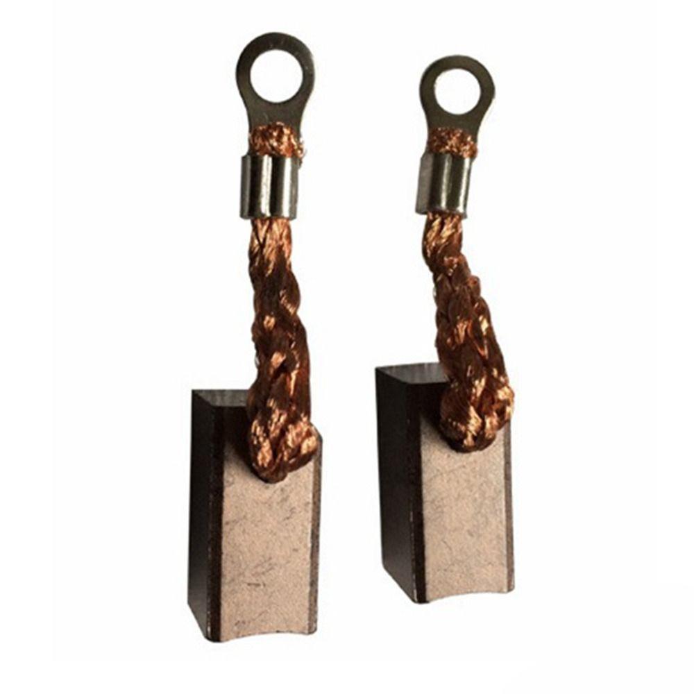 4pcs Hand Tools J465 11*10*20mm Carbon Brushes Wire Electric Motor Leads Generator Brush Replacement