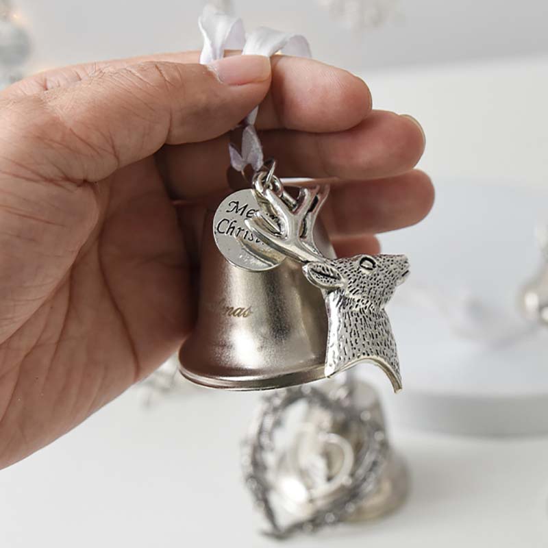 WTEMPO Рождественские металлические изделия Ретро Снежинка Колокольчики Подвески для подвешивания на елку Рождественские тематические украшения для вечеринок и мероприятий в помещении и на открытом воздухе