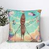 Cartoon Marcus The Worm Pillow Cover  Novelty Pillow Case For Couch Sofa Bedroom Comfy Cushion Cover Birthday Gift