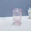 Sealed Cosmetics Cotton Pad Holder Plastic Makeup Pads Container Makeup Cotton Pad Box  for Bedroom