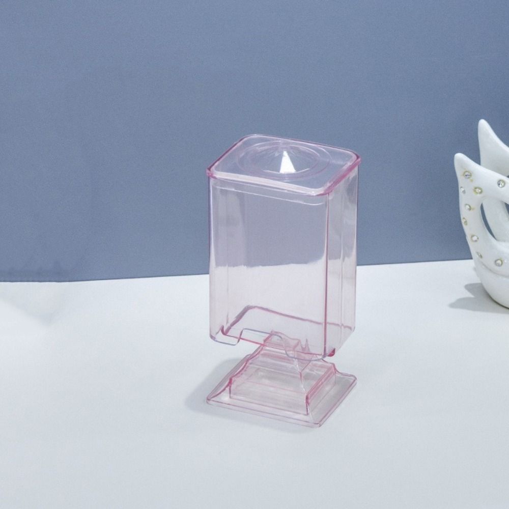 Sealed Cosmetics Cotton Pad Holder Plastic Makeup Pads Container Makeup Cotton Pad Box for Bedroom