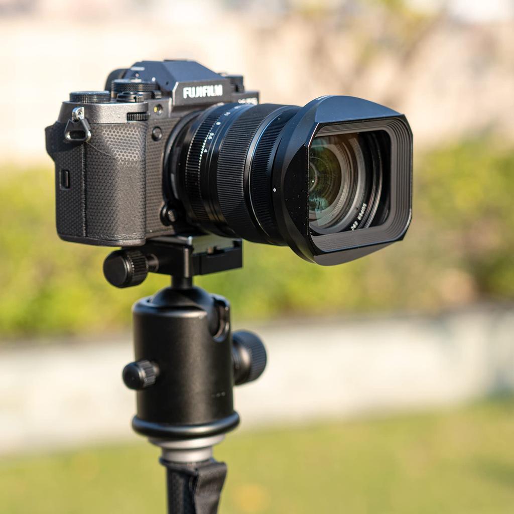 JJC Металлический квадратный бленда для объектива Крышка для объектива для Fujifilm XF F4 R OIS WR Объектива с чистящей салфеткой + 16-80мм