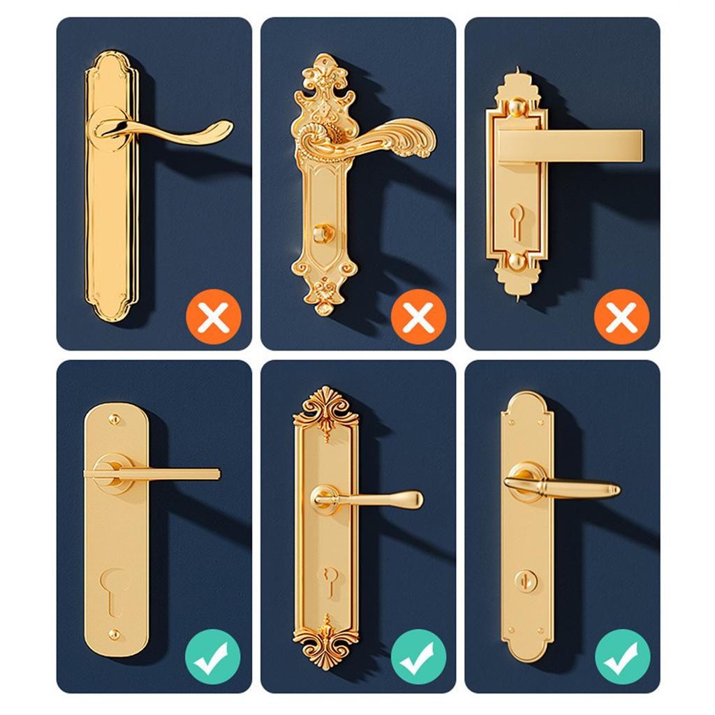 Silicone Door Handle Protective Cover, Door Lock Handle, Anti-collision and Anti-collision Anti-theft Door and Window Anti-static and Anti-skid