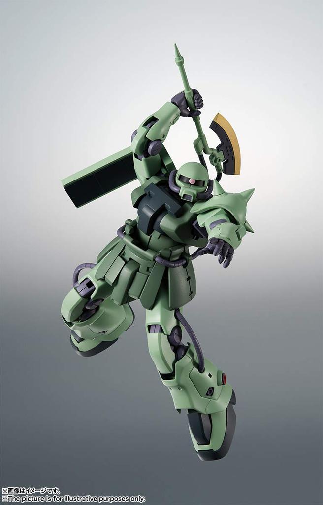 TAMASHII NATIONS ROBOT Spirits Mobile Suit Gundam 0083 Zaku IIF Type 2 125mm Painted Movable Figure [SIDE MS] MS-06F-2 Ver. A.N.I.M.E. Approx. ABS&PVC