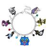 Huntrix Anime Bracelet, Zinc Alloy Cartoon Character Chain, Adjustable 19.5cm+5cm Length, 2025 Spring New Gift for Fans