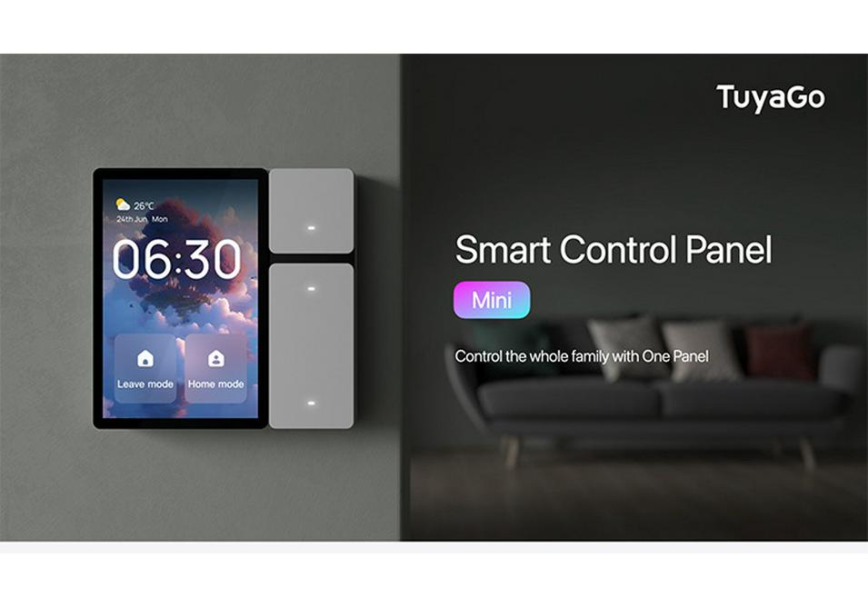 Tuya Умное 3,5-дюймовое сенсорное 3-позиционное реле с шлюзом Alexa и Bluetooth