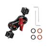 Flexible Magic Articulating Arm with Dual Ballhead Camera Monitor Mount Bracket Aluminum Alloy Dual