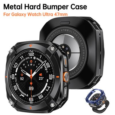 Металлический защитный чехол для Samsung Galaxy Watch Ultra 47 мм без пленки на экран, твердый чехол для Galaxy Watch 7 Ultra, бампер, аксессуары