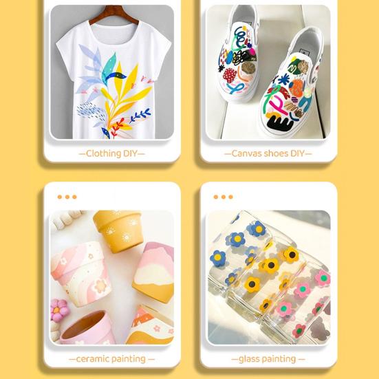 12/24/36Pcs Double Line Outline Marker Pen Set Waterproof Metallic Art Pens Brilliant Colors Graffiti Highlighter Pens