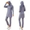 Long Islam Swimwear Muslim 3 Piece Long Sleeve Waterproof Swimwears Women Modest Patchwork Long Sleeves Islamic Burkinis Wear Bathing Suit