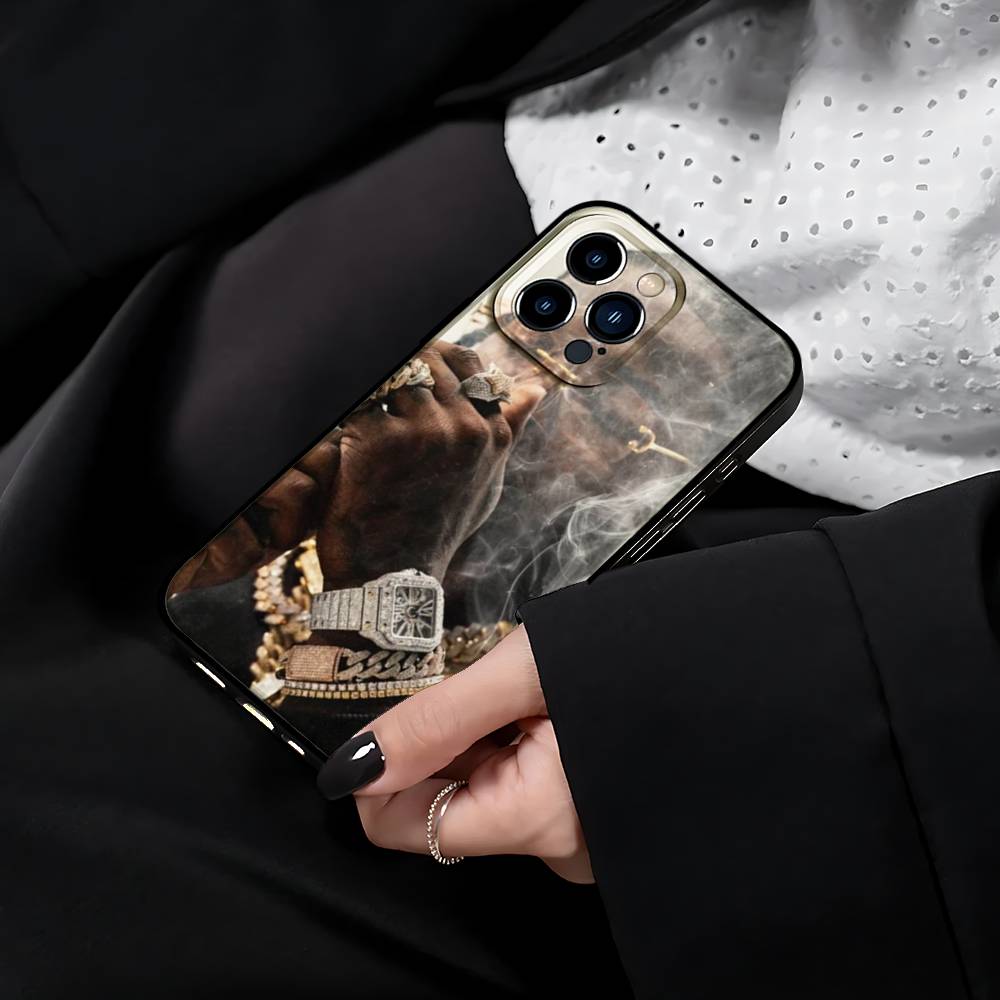 Чехол для телефона с изображением известного рэпера Pop Smoke для IPhone 17 15 Pro Max 14 Pro 12 11 13 Mini X XR XS 16 Plus SE Задняя крышка