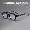 Reading Glasses Man High Quality Vintage Women's Presbyopia Glasses Polygon Hyperopia Spectacles Frame Male +1.0+1.5+2.0+2.5+3.0
