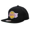 Casquette Snapback Mitchell & Ness - TOP SPOT Los Angeles Lakers - Homme - Noir Et Jaune - 100% Polyester