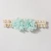 New baby lace headband cute chiffon flower children's headscarf thin comfortable baby hair accessories