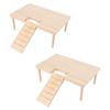 Hamster Platforms with Ladder Cage Accessory for Chinchilla Hamster Gerbil