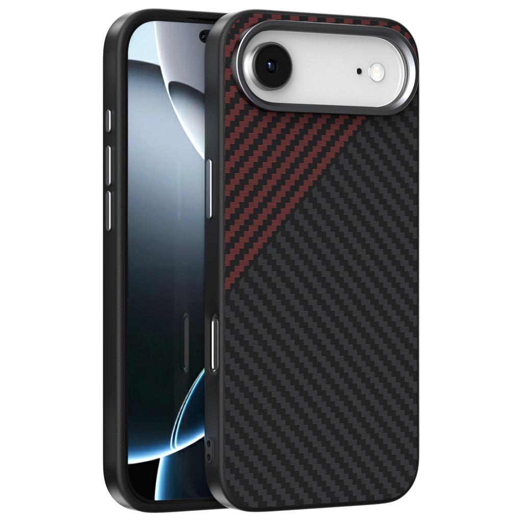 ABEEL For iPhone Air Case Compatible with MagSafe Carbon Fiber Texture Back Cover