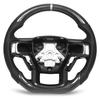 Сборка рулевого колеса из углеволокна, черная перфорированная кожа наппа, замена для Ford Raptor 2017–2021