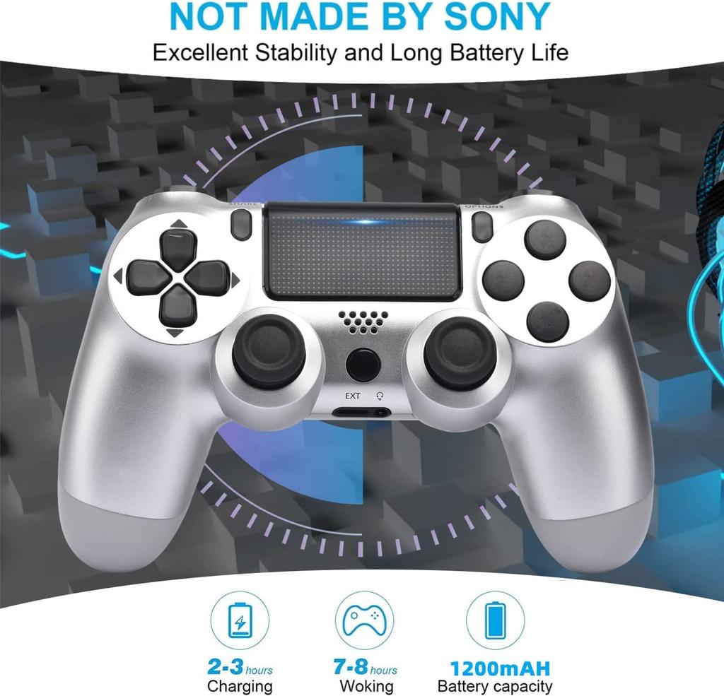 Беспроводной Bluetooth-совместимый геймпад с вибрацией, 6-осевой консольный контроллер, джойстик, совместимый для Ps4