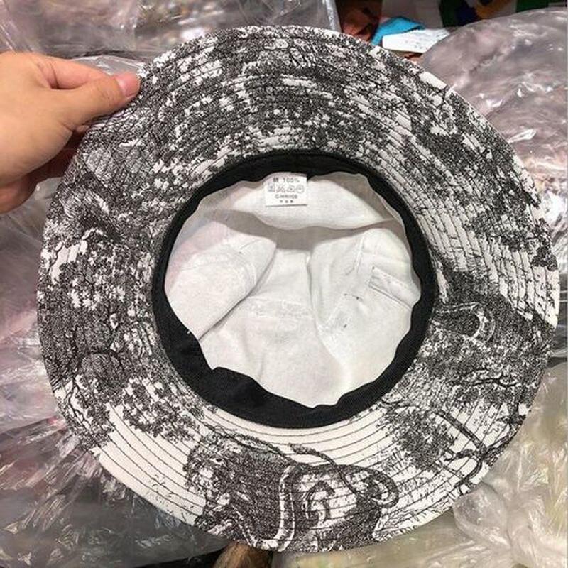 Новый стиль китайский стиль тушью рисунок рыбацкая шляпа унисекс шляпа от солнца для мужчин и женщин