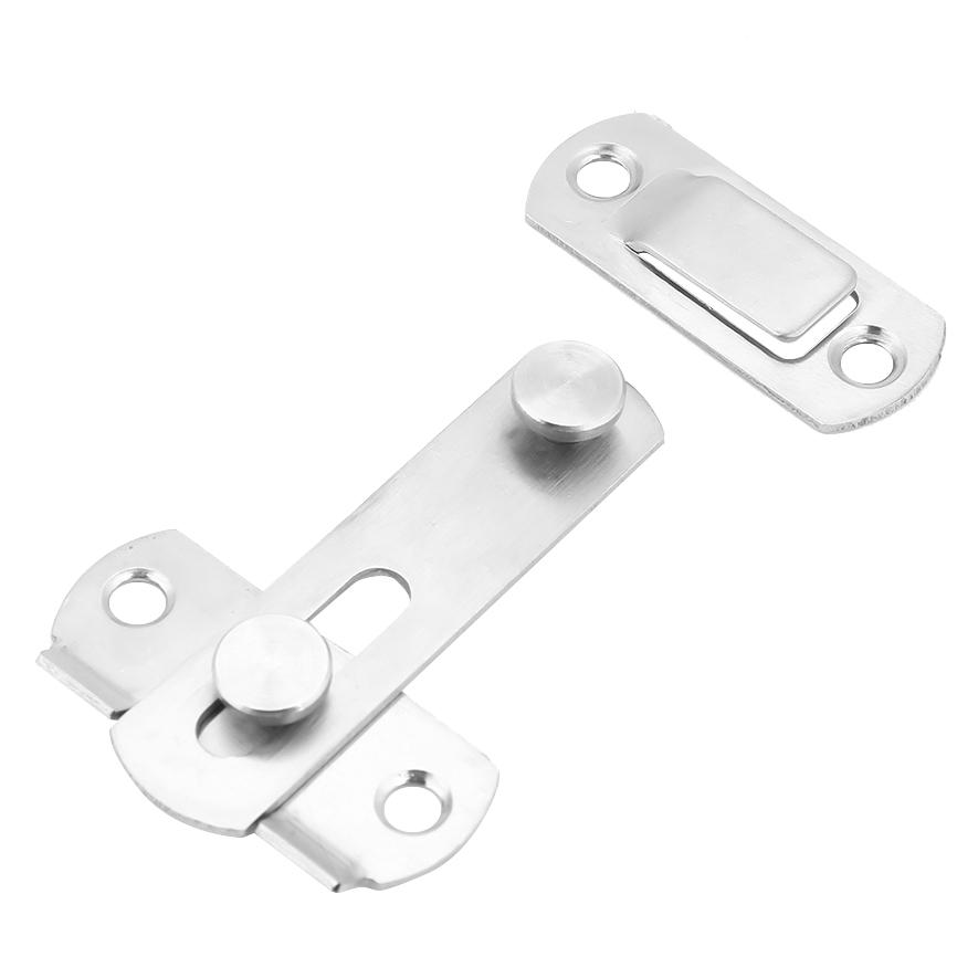 Stainless Steel Latch Lock for Window Cabinet Pet Cage Sliding Door Accessorries