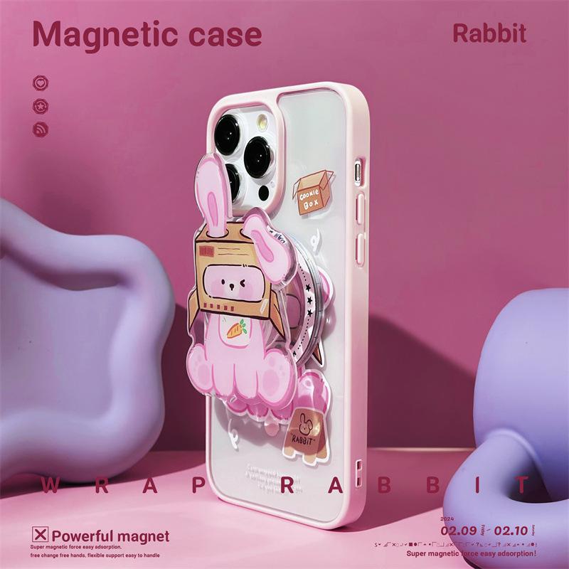 Матовый магнитный чехол Zhitai для iPhone 15 Pro, 14 Pro Max и 12; Совместимо с магнитными креплениями, женская версия.