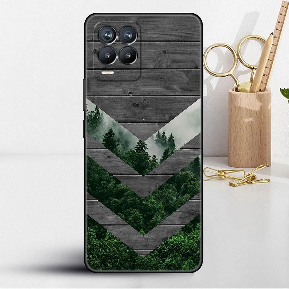 Чехол Forest Geometry Wood Nature для Realme 8 C21y GT Neo 2 3 8i C21 7 C11 6 C12 C35 C3 GT 9 Pro C12 силиконовый чехол для телефона TPU