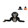 25 см Плюшевая игрушка Gorilla Tag Monke, милая плюшевая набивная кукла из анимации/аниме, домашний декор, кавайная подушка, игрушки, подарок на день рождения/Рождество