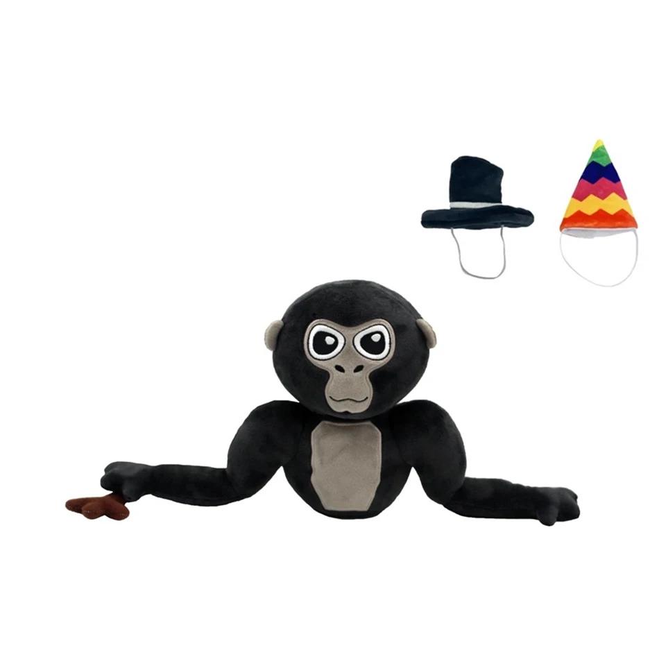 25 см Плюшевая игрушка Gorilla Tag Monke, милая плюшевая набивная кукла из анимации/аниме, домашний декор, кавайная подушка, игрушки, подарок на день рождения/Рождество