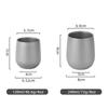D5 Titanium Cup Insulated Double Wall Drink Cup Outdoor Cooking Camping Titanium Water Cup For Camping Hiking Cool Camping Gear