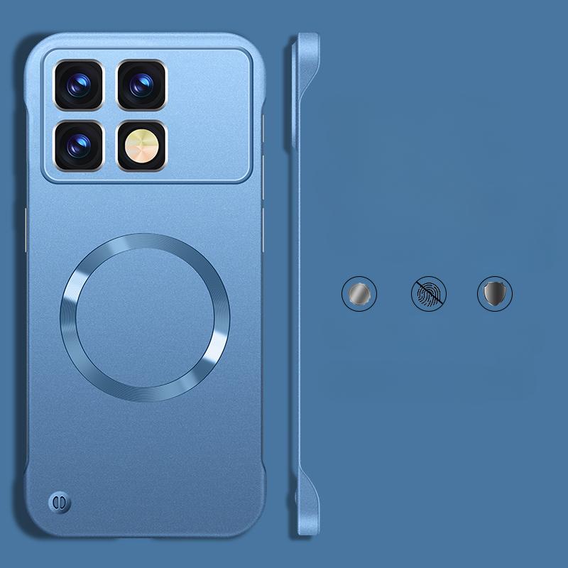 Для Mi 14T металлическая краска безрамочный жесткий ПК задняя крышка для Xiaomi 14 T 14 Ultra 13 Pro 14Pro магнитный для Magsafe беспроводной зарядки защитные чехлы