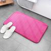 Полосатый коралловый флис водопоглощающий коврик для ванной