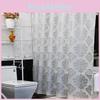 Waterproof Shower European Curtain Mold Resistant Home Use Bathroom Privacy