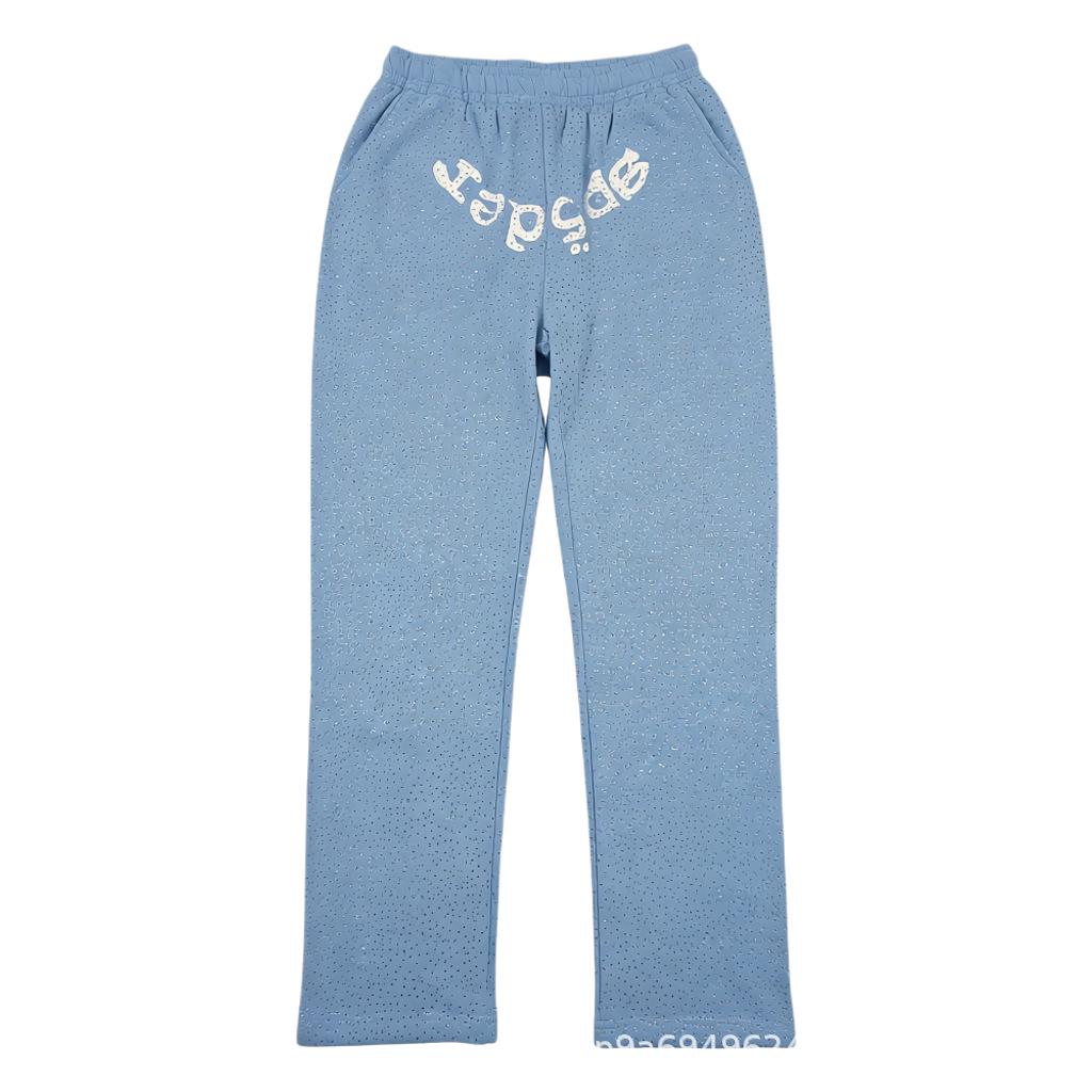 Unisex American-Style Sp5der 555555 Diamond Hoodie - Trendy High-Street Fashion