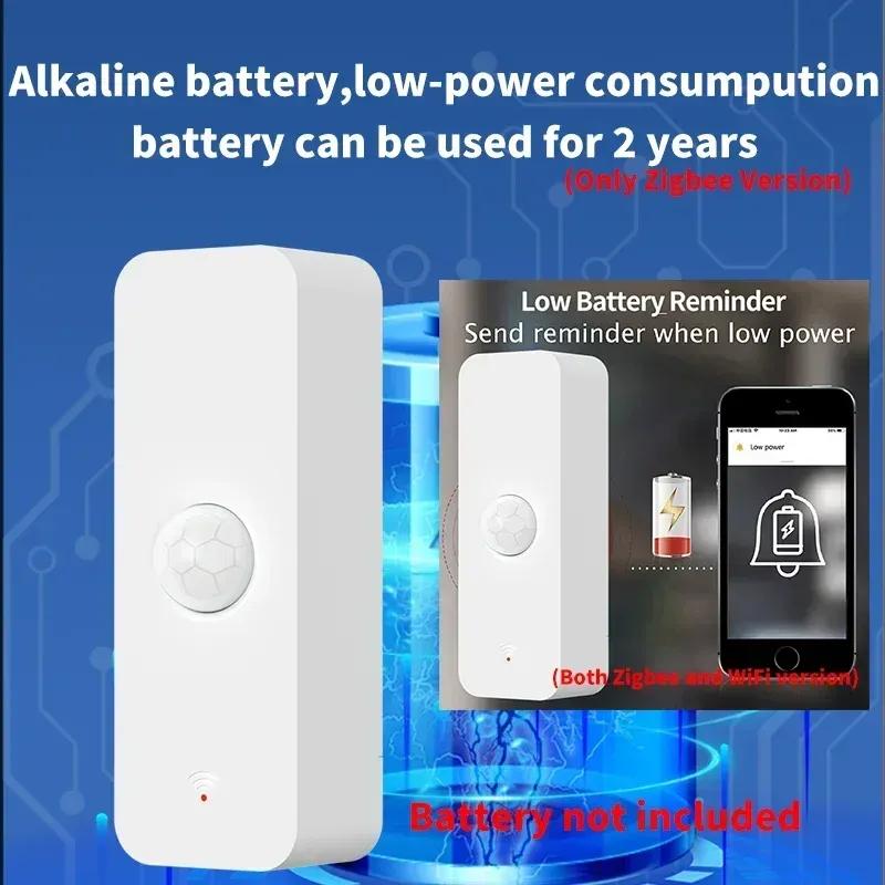 Tuya WiFi Zigbee PIR Датчик движения Умный дом Инфракрасный детектор движения человека Безопасность Умная жизнь Работает с Alexa Google Home