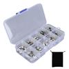100Pcs Micro USB Type B Connector Mini Female Jack Socket 10 Kinds with Storage Box for Digital